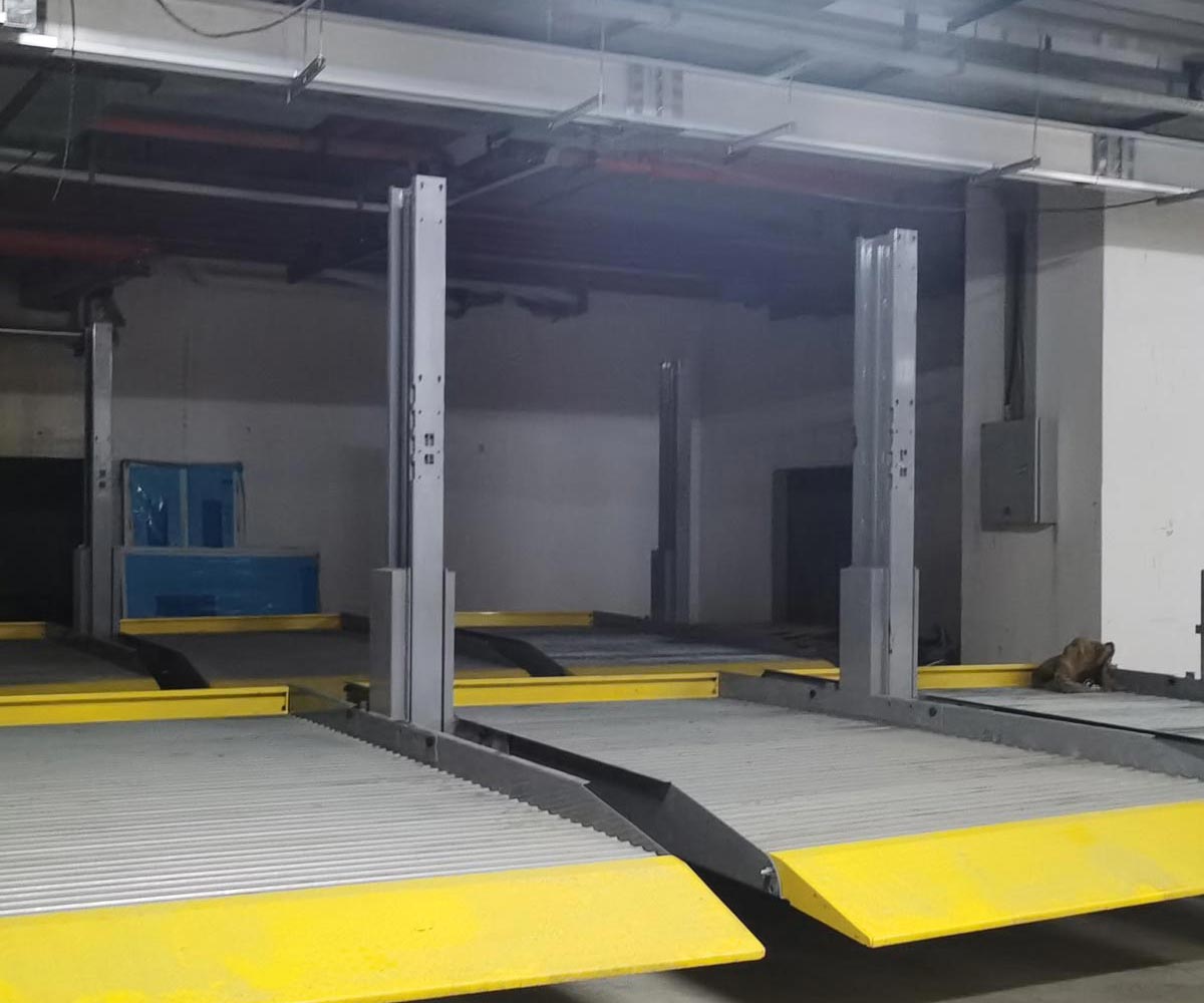 長寧4柱機械停車場過驗收