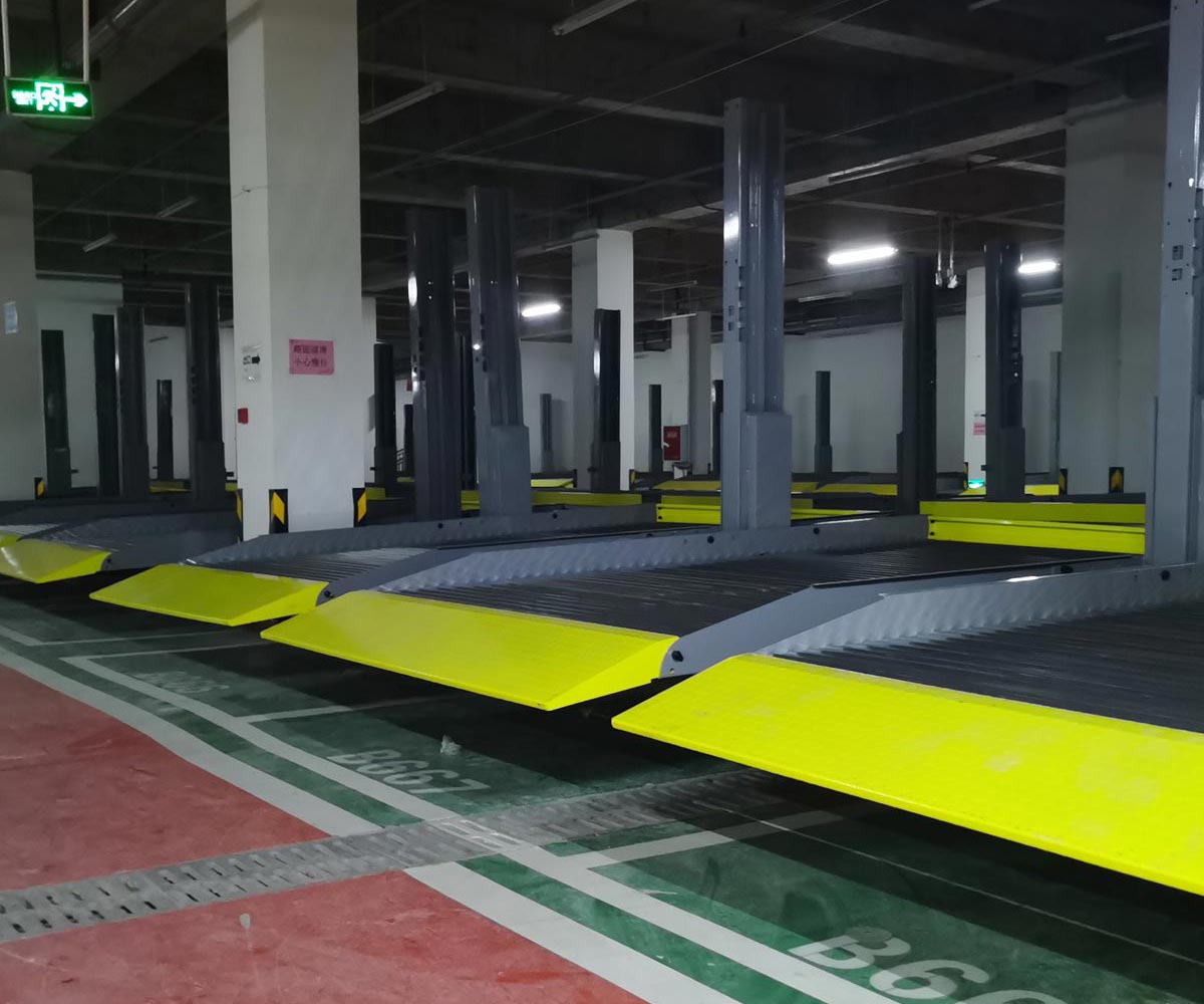 廣西PJS簡易升降二層地坑式立體停車設(shè)備